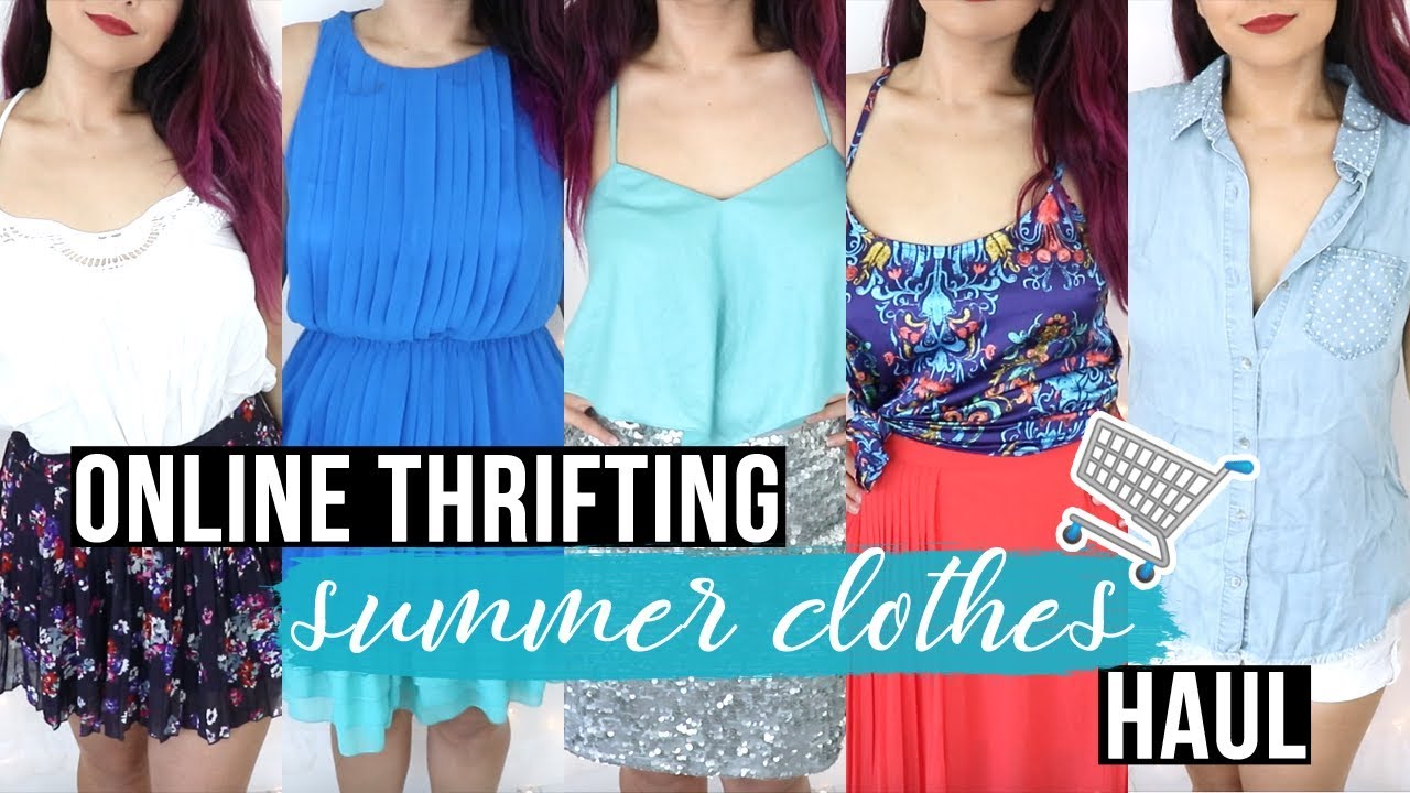 ThredUp Thrifted Clothing Haul for Summer | Capsule Wardrobe