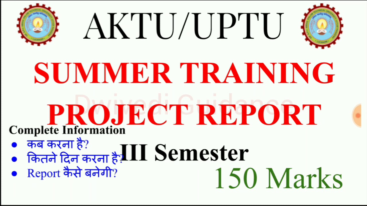 research project report mba aktu