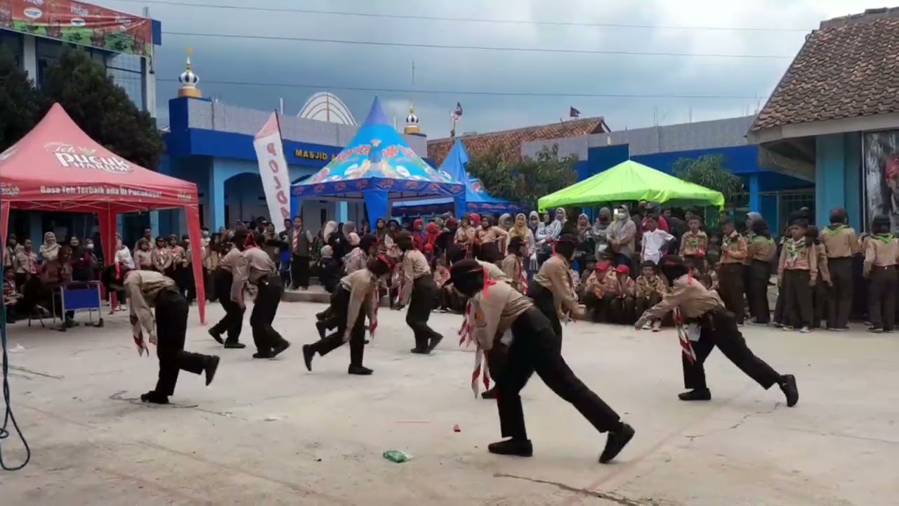 Joged komando SDN Pangalengan 05 di Alaska XI SMP Bina Negara 2 Baleendah 2023