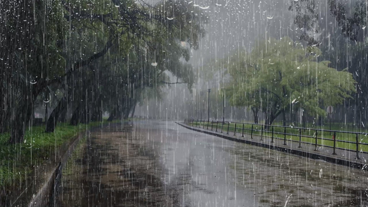 Lluvia Intensa para Dormir Rápidamente ⚡ Adiós Estrés Con Tormenta Fuerte y Truenos en el Tejado