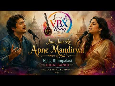 Jaa Jaa Re Apne Mandirwa | Raag Bhimpalasi Jugalbandi | Classical Fusion by VBXRaag
