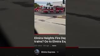 Elmira heights fire department staying sharp.