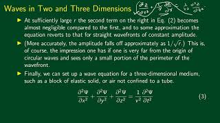 Waves in Two and Three Dimensions