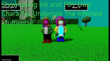 Showcasing Ink And FDY Dust Chara For Undertale The Infected Multiverse