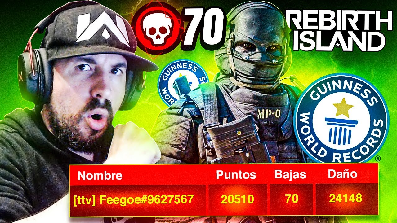RECORD del MUNDO *70 KILLS* Solo vs. Squad en REBIRTH (Reaccionando ...