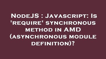 NodeJS : Javascript: Is 