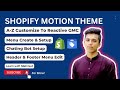 Shopify (Motion Premium) Theme Customize To Reactive Google Merchant Center GMC By Learn with Mahmud