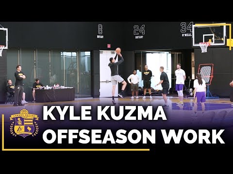 Kyle Kuzma Putting In Work During The Lakers Offseason