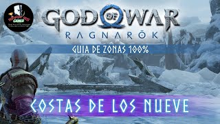 God of war: Ragnarok | COSTAS DE LOS NUEVE al 100% | PS5 Gameplay español