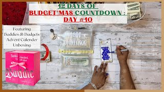 $210 CASH STUFFING | DECEMBER 2024 | BADDIES & BUDGETS ADVENT CALENDAR COUNTDOWN UNBOXING | DAY #10