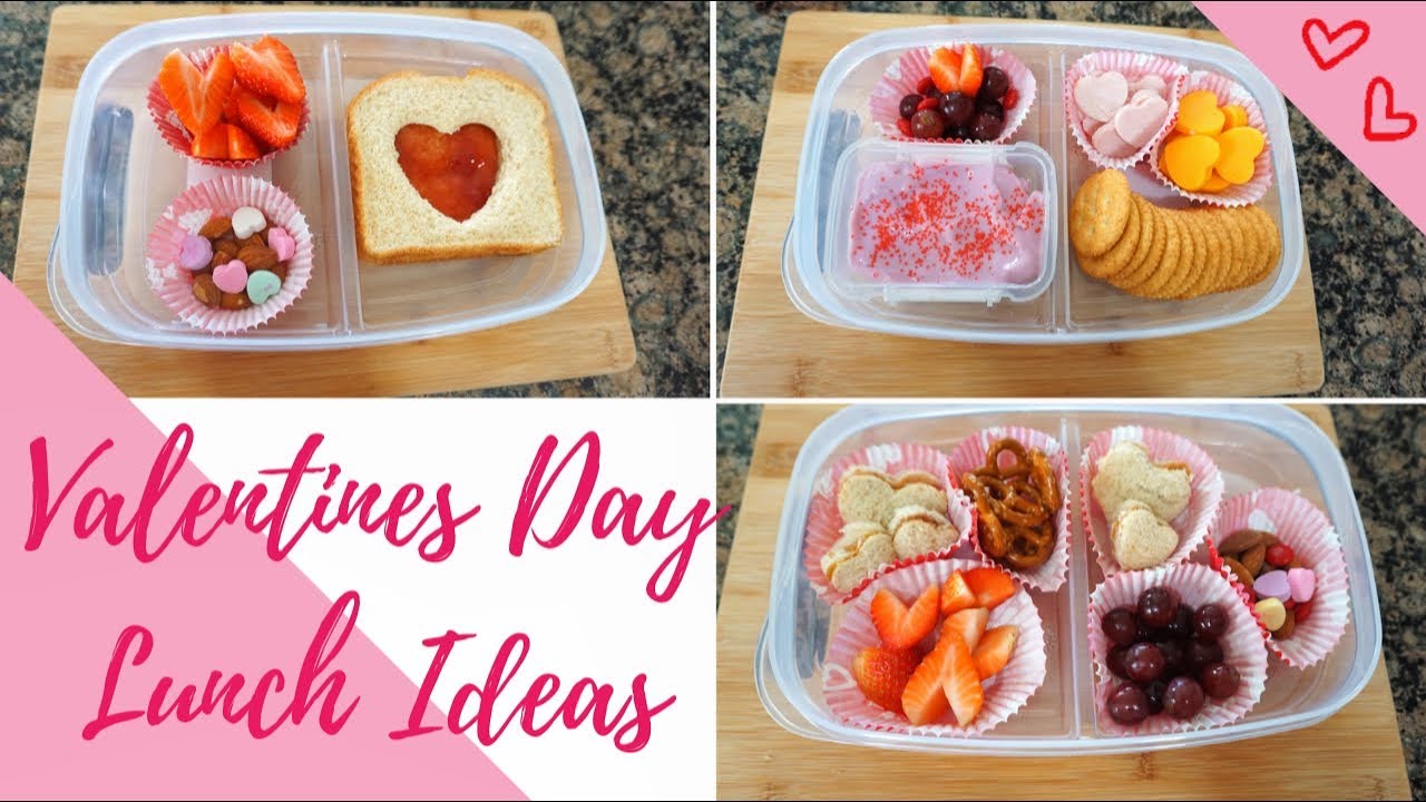 Valentine's Day Lunch Ideas Easy & Healthy Kids Lunches YouTube