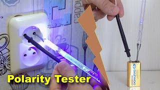 DIY Polarity Tester positive negative finder