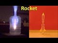 how to make rocket fire and small rocket at home