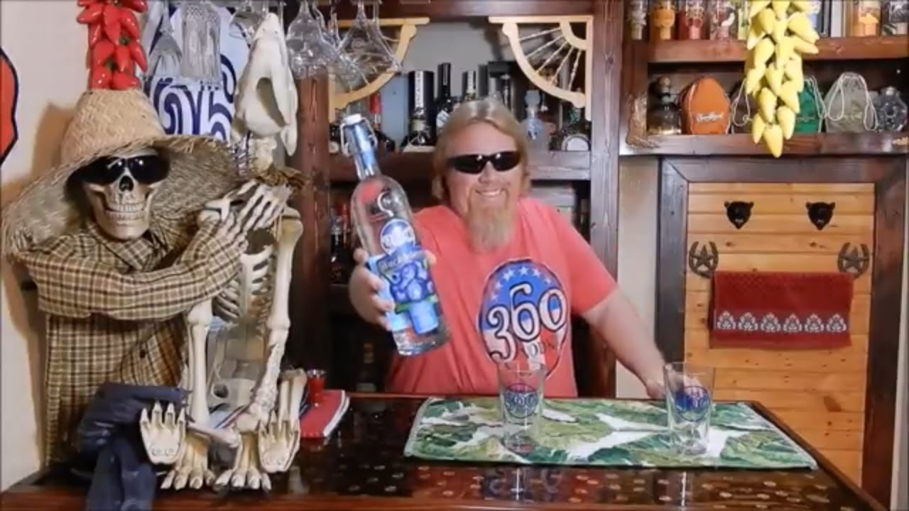 360 Vodka Huckleberry and the Huckleberry Hound mixed drink review