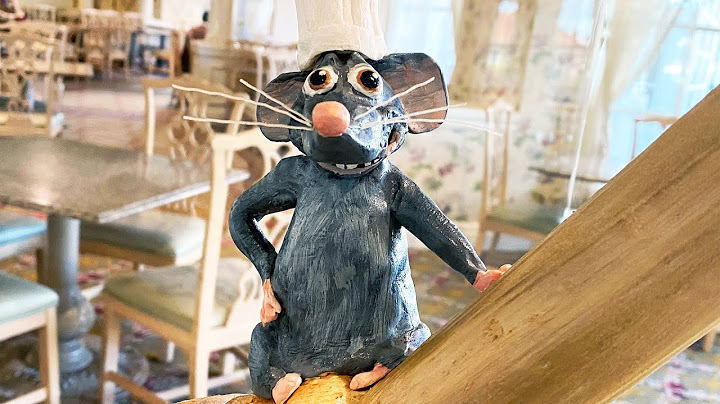 "Ratatouille" Chocolate Display at Disney's Grand Floridian Resort Featuring Remy & Emile - 2021