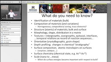 MONT Webinar: Material characterization using electron microscopy and spectroscopy