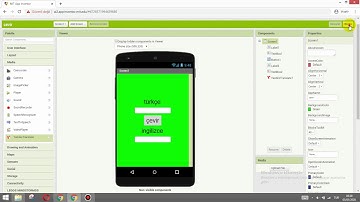 APP INVERTOR ile Türkçe-İngilizce Çeviri Uygulaması