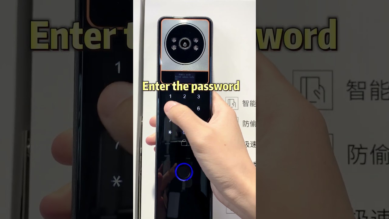 Fingerprint Smart Lock | How to delete the fingerprint in Smart Lock System?