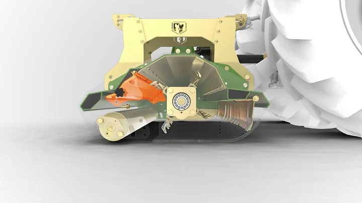 How it works SHARK 240 Profi FLAIL MOWERS inside | 3D animation Mulchers | FORT STARK