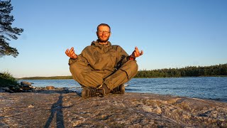 Арктический сплав на каяке. 19 серия. Встреча с волком в Карелии. Островная жизнь на Белом море. Быт