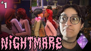 My sims is a serial romantic! - Nightmare Legacy Challenge