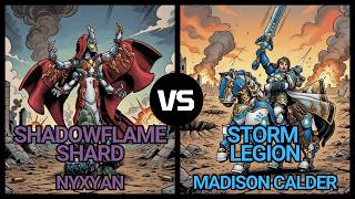 Warmachine 100pt Battle Report - Storm Legion (Calder) vs Shadowflame Shard (Nyxyan)