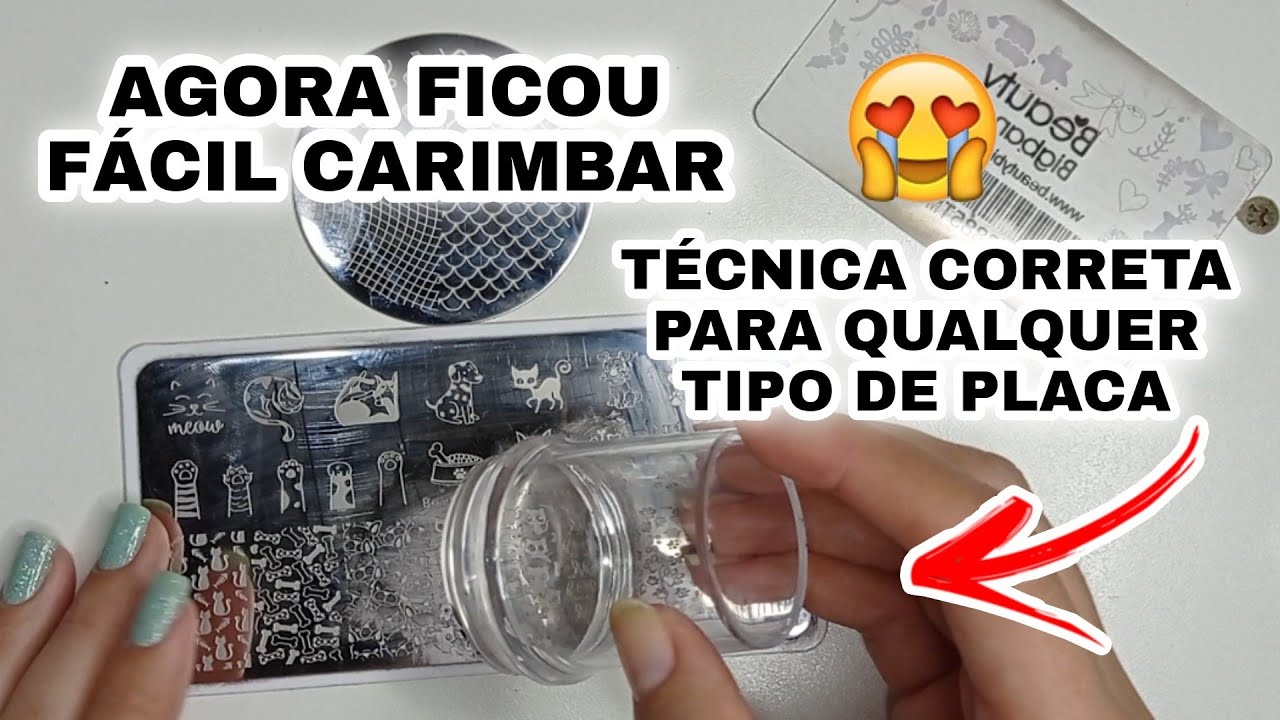 COMO USAR CADA TIPO DE PLACA - CARIMBANDO SEM ESTRESSE!!!
