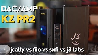 DAC AMP Untuk KZ PR2 x HBB | JCALLY JA3, J3 LABs Amp, Fiio Q11, Creative Super X-Fi