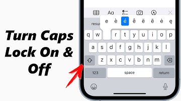 How To Enable/Disable Keyboard Caps Lock On iPhone