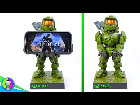 "HALO INFINITE" Cable Guy Master Chief with Rockets and Light Up Base Review | Target Exclusive