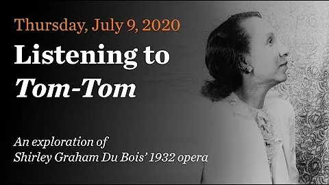 Listening To Tom-Tom by Shirley Graham Du Bois | F...