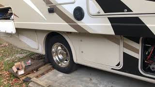 Class a motorhome jacks won’t go up