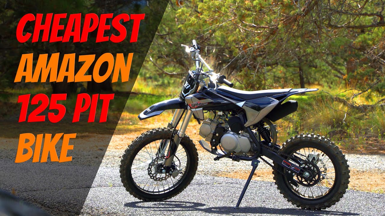 I bought the cheapest 125cc Pit bike from  / overview and Terrifying  top speed 