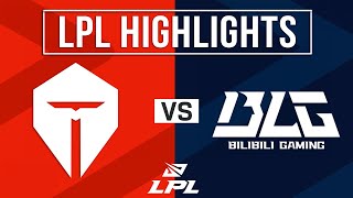 BLG vs TES Highlights ALL GAMES | LPL 2024 Spring | Bilibili Gaming vs TOP ESPORTS