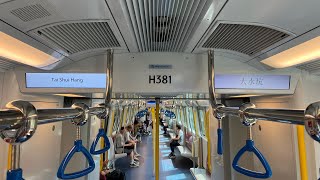屯馬綫 SP1900 D381/D382 相片+不載客駛經宋皇臺一台返回紅磡列車停放處