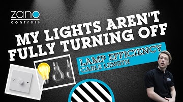 Zano Controls - My Lights Are Not Fully Turning Off