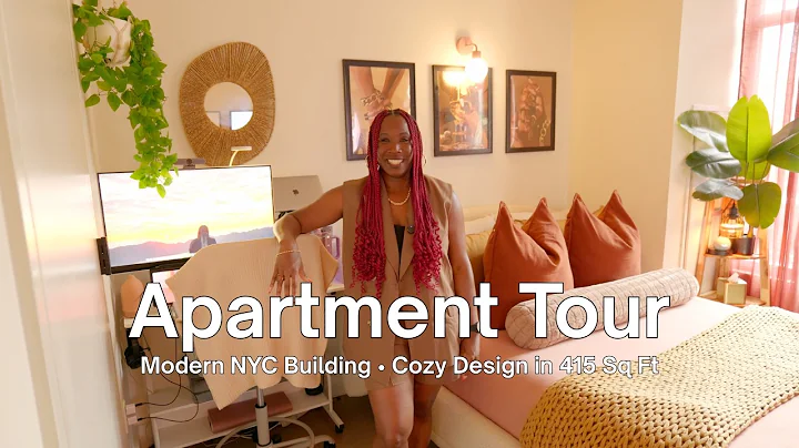 How She Made a Tiny 415 Sq Ft NYC Studio Apartment Feel Cozy – FULL TOUR