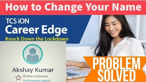 How To Change Your Name | problem solved |  career edge | TCS iON | digital learning | 🙂☺️😊