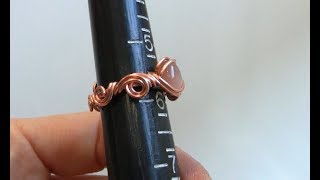 Adjustable Wire Wrap Cabochon Ring Tutorial