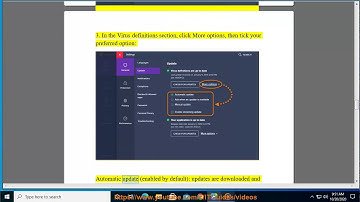 Update Avast Virus definitions & Avast Antivirus application version