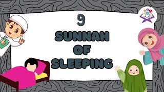 9 Sunnahs of Sleeping l Sunnah Series for Kids