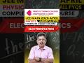 JEE MAIN 2026 April | Complete Physics Crash Course | January all PYQs | ELECTROSTATICS