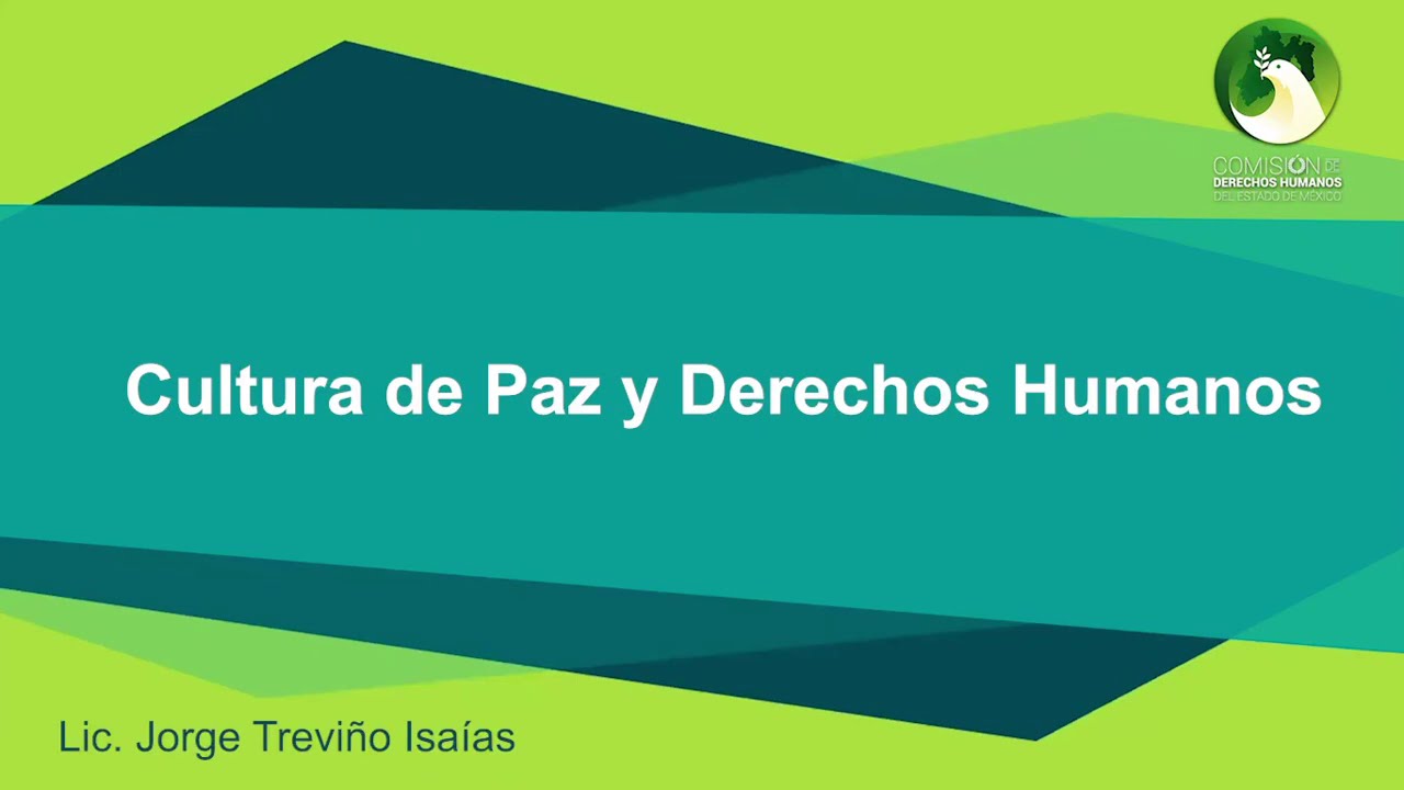 Cultura de paz y derechos humanos - YouTube