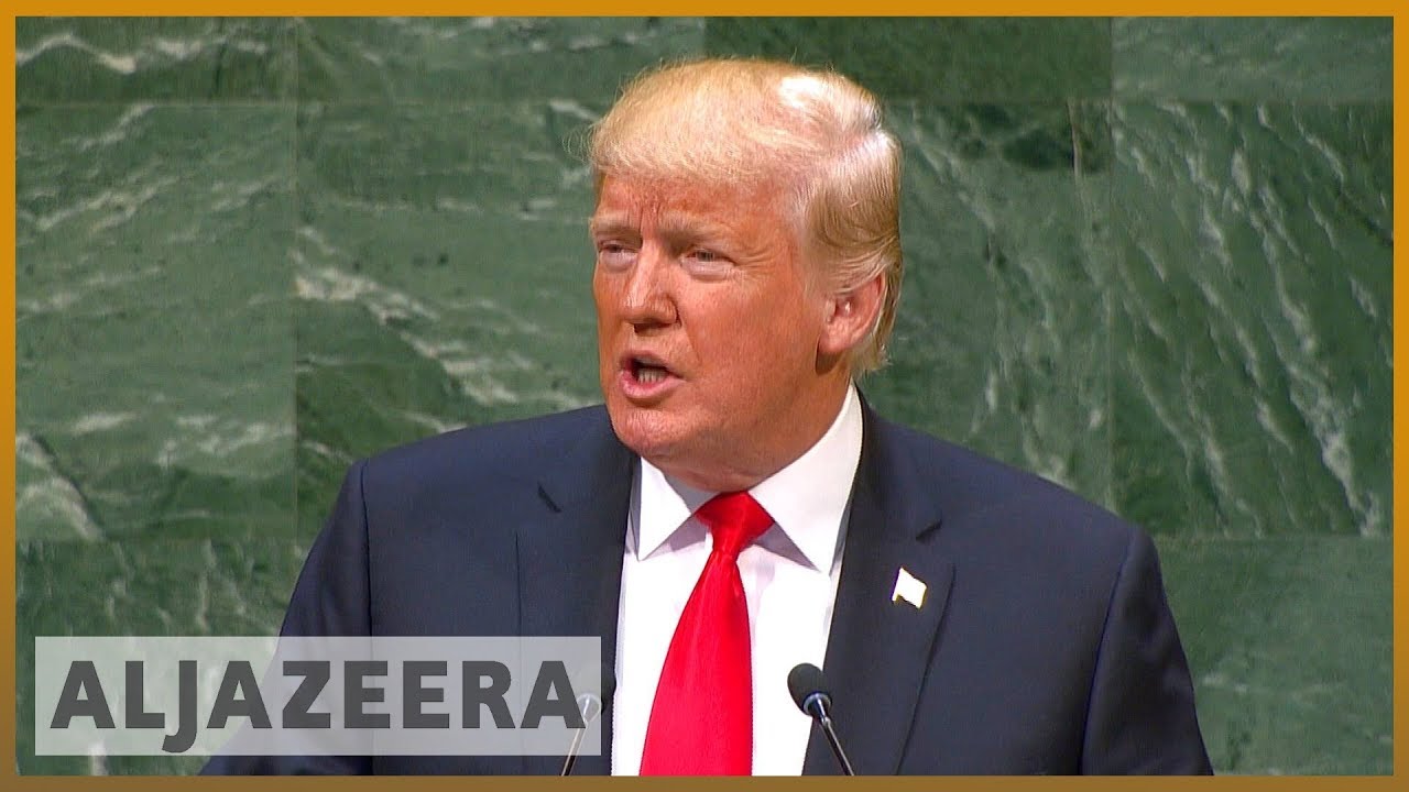🇺🇸 ترامب يُشيد بإنجازاته "الاستثنائية" في الجمعية العامة | الجزيرة الإنجليزية