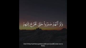 ماهر المعيقلي - سورة الحجرات || إن الذين ينادونك من وراء الحجرات أكثر لا يعقلون
