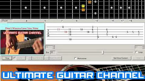 [Guitar Solo Tab] Don't Wanna Lose You Now (Gloria Estefan)