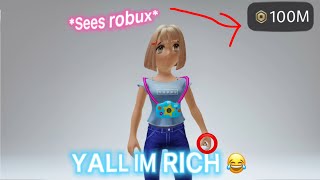 Different PEOPLE When They Get ROBUX🤣😳🤑