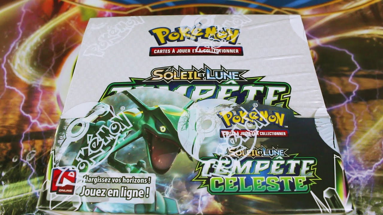 Display Pokémon Soleil et Lune Tempête Céleste