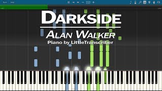 Alan Walker - Darkside (Piano Cover) ft. Au/Ra, Tomine Harket | Tutorial by LittleTranscriber chords