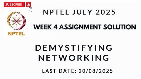 NPTEL Demystifying Networking Week 4 Assignment 4 Solution July 2025 #nptelsolutions #nptel